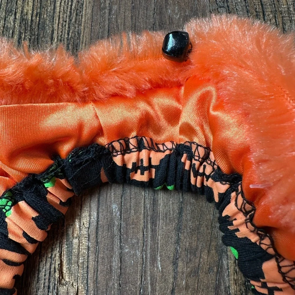 Halloween Pumpkin pet collars- Orange and Black